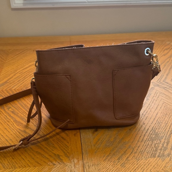 Steve Madden brown long strap purse - Picture 2 of 7
